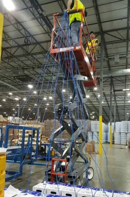cable run installation