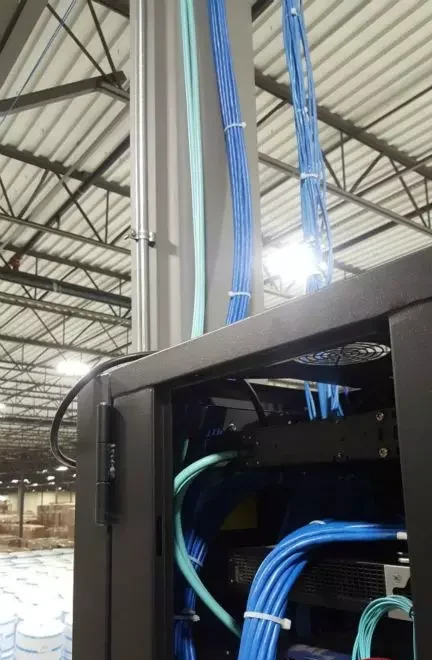 clean security camera install